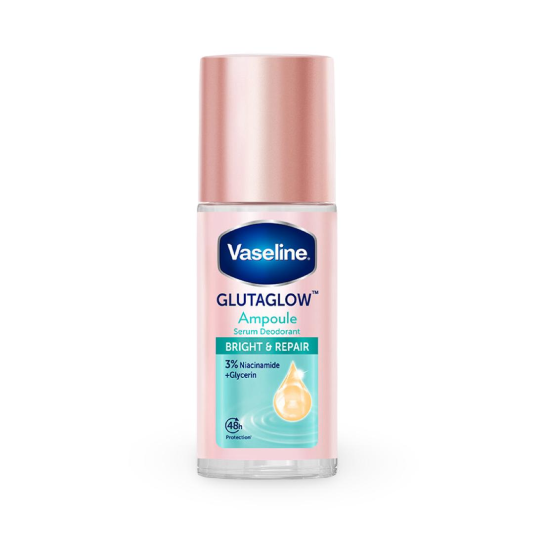 Vaseline - Gluta Glow Bright &amp; Repair Ampoule Serum Deodorant Roll - 45ml